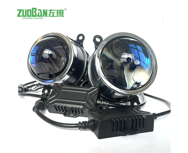 Жарқыраған жарық диодты Bi-xenon 3-түрлі-түсті тұманға қарсы шамдар